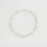 Embossed hoop earrings
