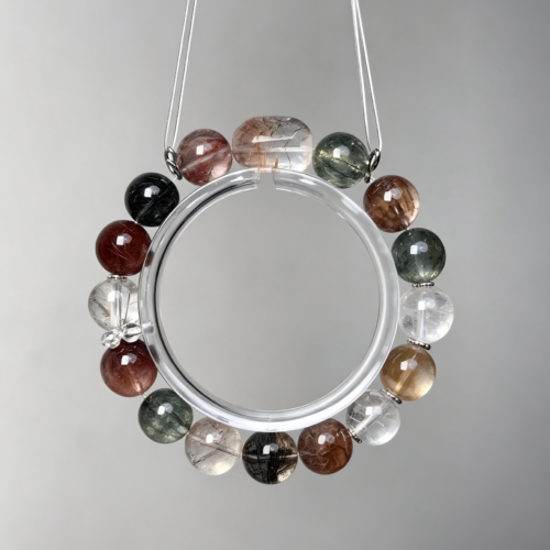 Earth Aura Multi-Rutile Bracelet